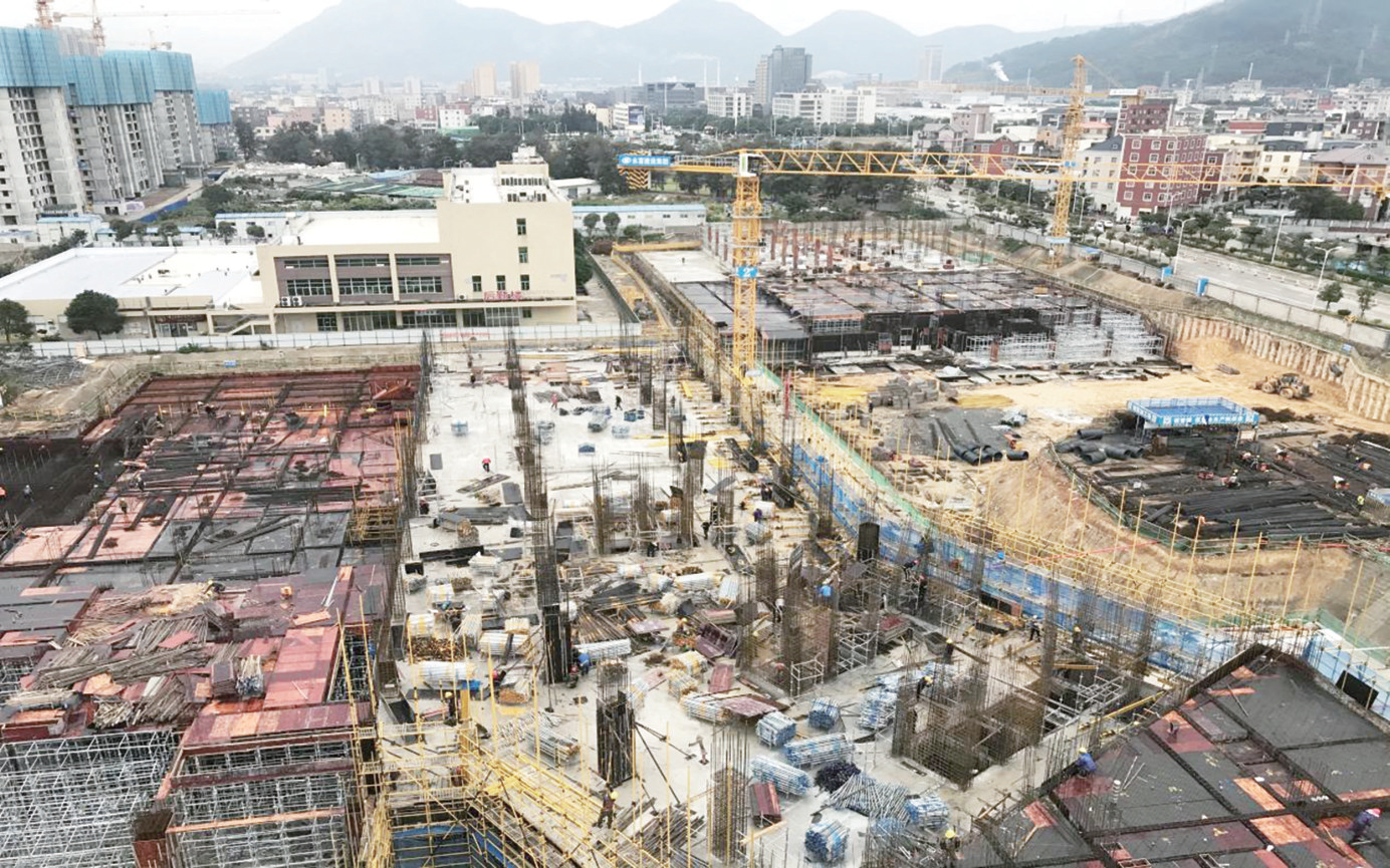 福清市医院新院二期项目建设如火如荼